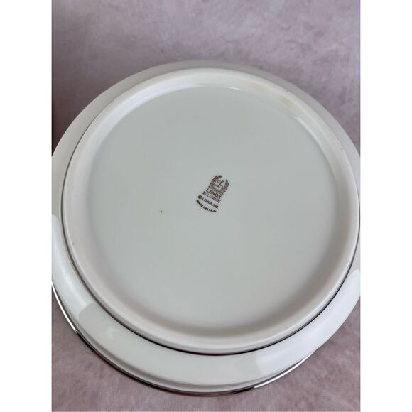 Lenox Solitaire 9 1/4" Round Vegetable Salad Serving Bowl Set of 2 - Picture 7 of 10